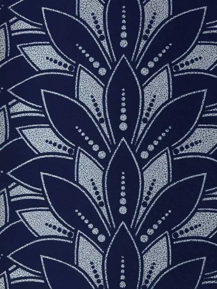 01 midnight patterned wallpaper for bedroom by Maxwell