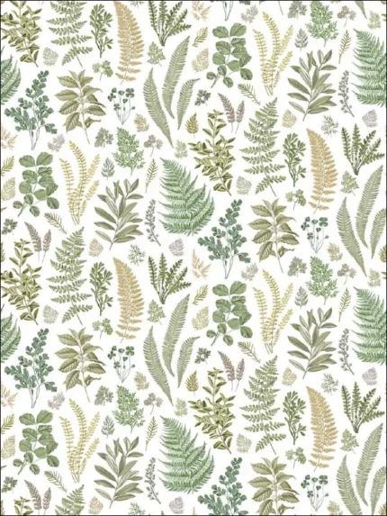 green patterned wallpaper for bedroom by A Street Prints