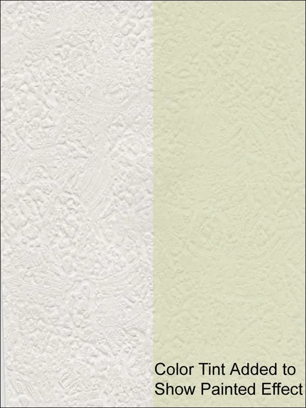 white patterned wallpaper for bedroom by Kenneth James
