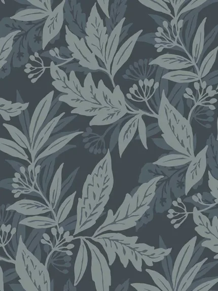 teal floral wallpaper for bedroom by A Street Prints