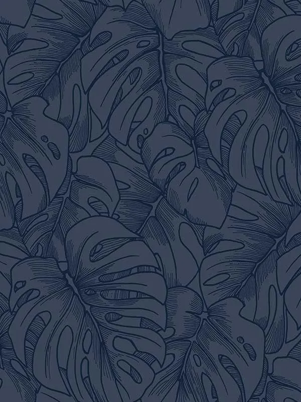 indigo textured wallpaper for office by A Street Prints