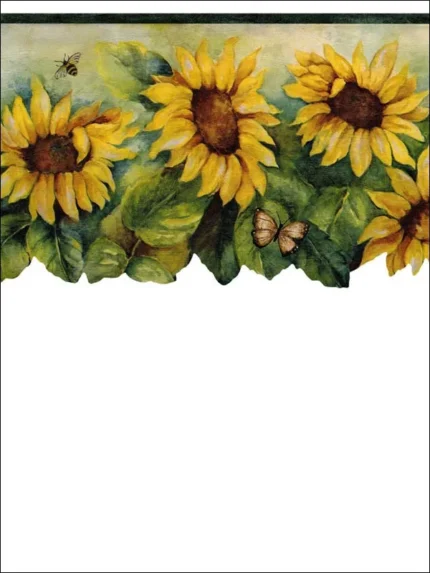 browns greens yellows floral wallpaper for bedroom by Patton Norwall