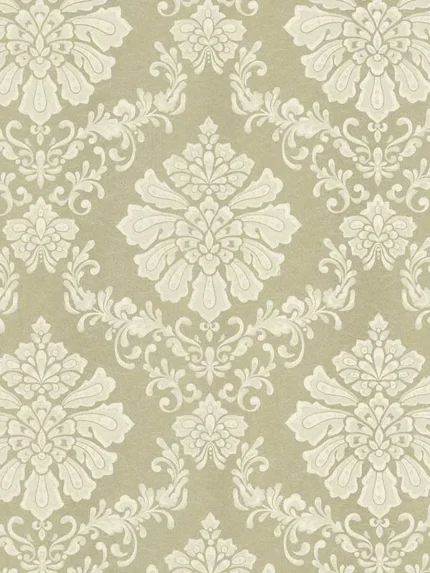 3 damask wallpaper for dining room by Maxwell
