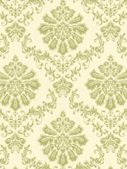 5 damask wallpaper for dining room by Maxwell