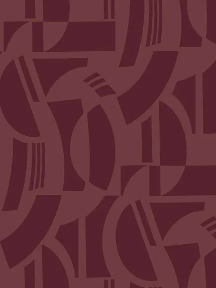 burgundy geometric wallpaper for bedroom by A Street Prints