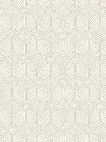 light beige patterned wallpaper for bedroom by Ronald Redding