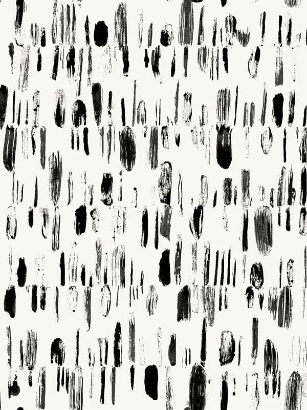 black patterned wallpaper for bedroom by A Street Prints