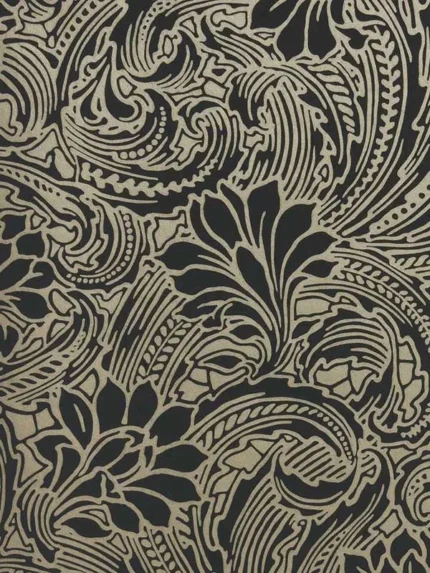 04 midnight patterned wallpaper for bedroom by Maxwell