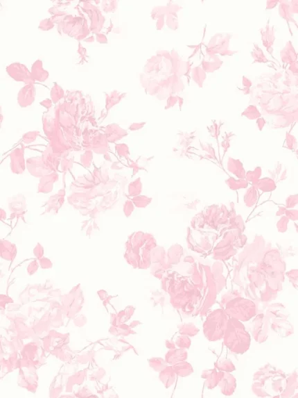 pink jam floral wallpaper for bedroom by A Street Prints