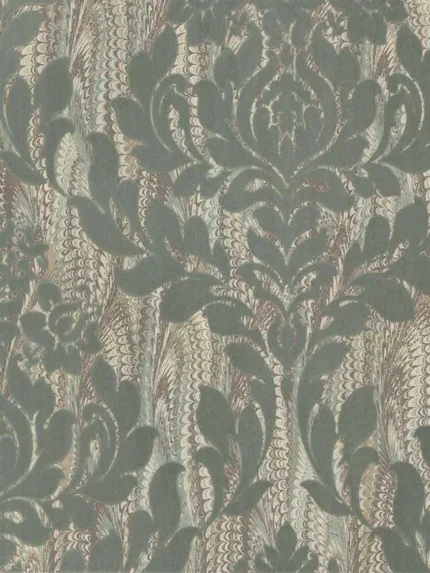 2 damask wallpaper for dining room by Maxwell