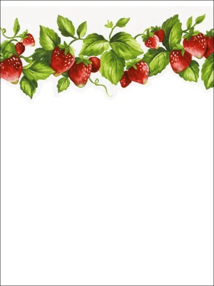 greens reds whites patterned wallpaper for bedroom by Patton Norwall