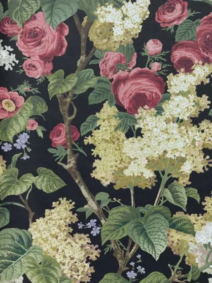04 midnight patterned wallpaper for bedroom by Maxwell