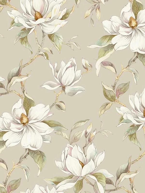 linen textured wallpaper for office by Candice Olson