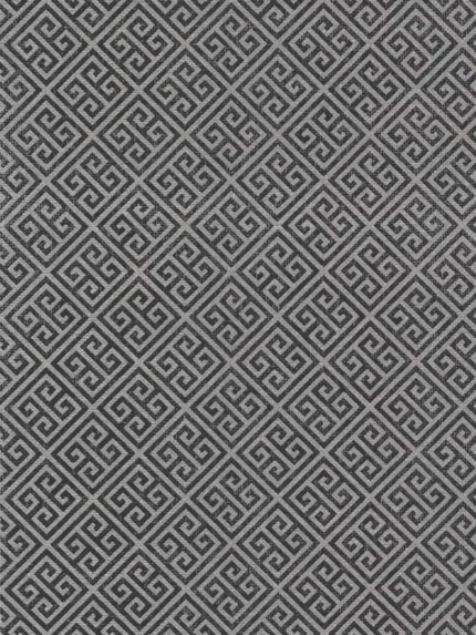 silver and black geometric wallpaper for office by York