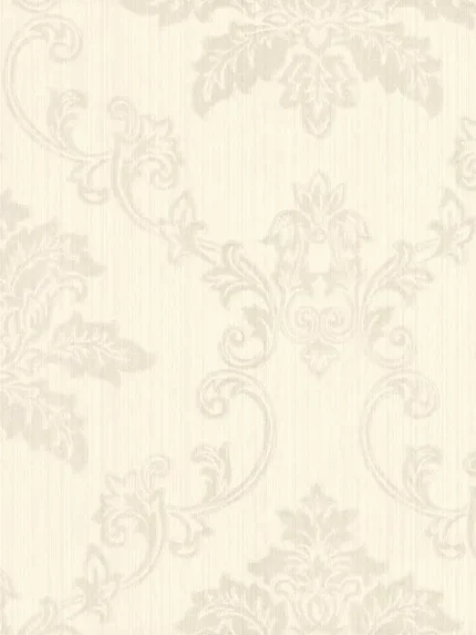 2 damask wallpaper for dining room by Maxwell