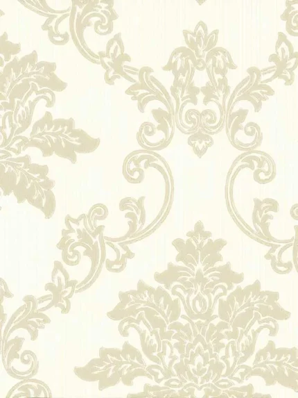 3 damask wallpaper for dining room by Maxwell