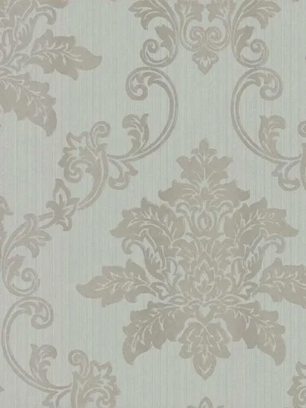 4 damask wallpaper for dining room by Maxwell