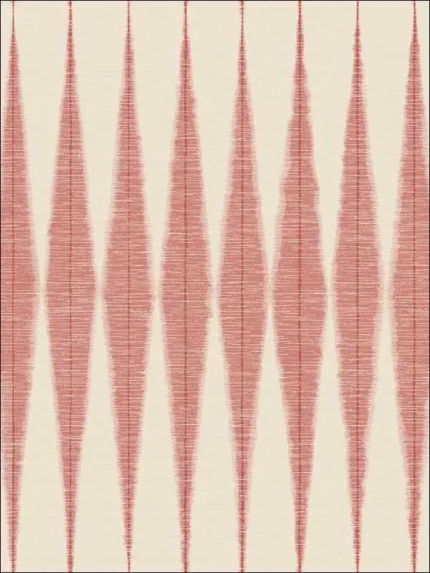 pompian red patterned wallpaper for bedroom by Magnolia Home  by Joanna Gaines