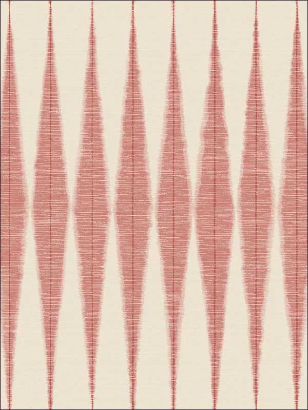 pompian red patterned wallpaper for bedroom by Magnolia Home  by Joanna Gaines