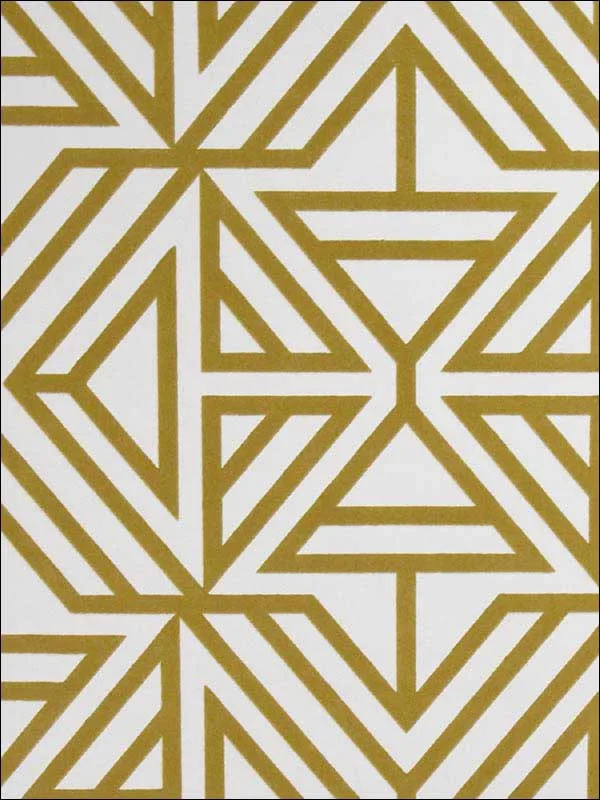 mustard geometric wallpaper for bedroom by A Street Prints
