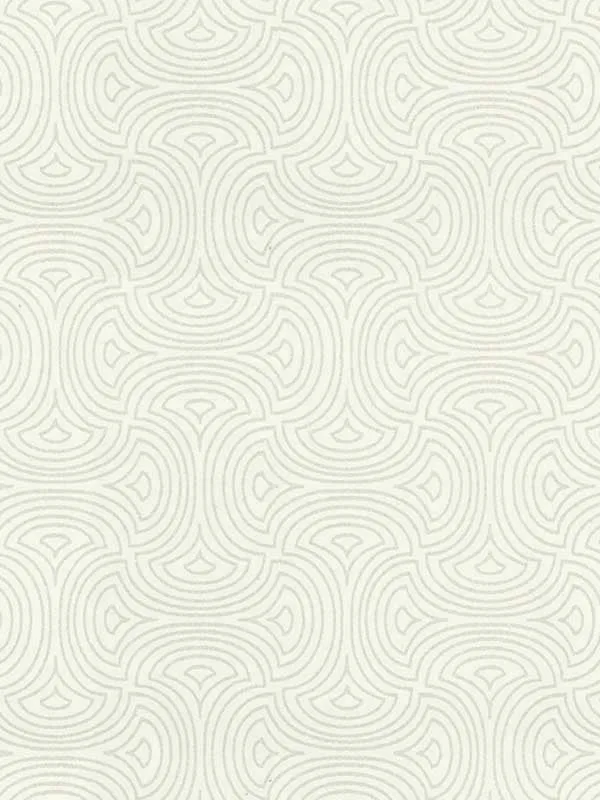 white patterned wallpaper for bedroom by Candice Olson