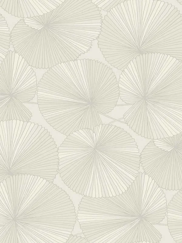 cream patterned wallpaper for bedroom by Candice Olson