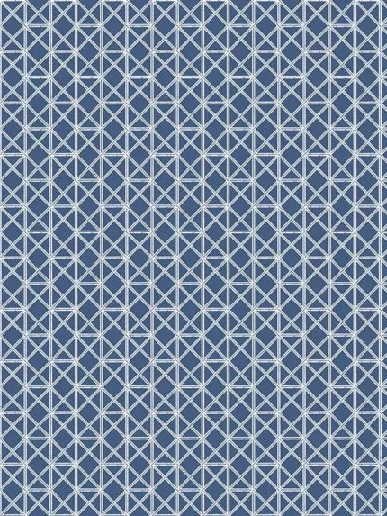 navy geometric wallpaper for bedroom by A Street Prints