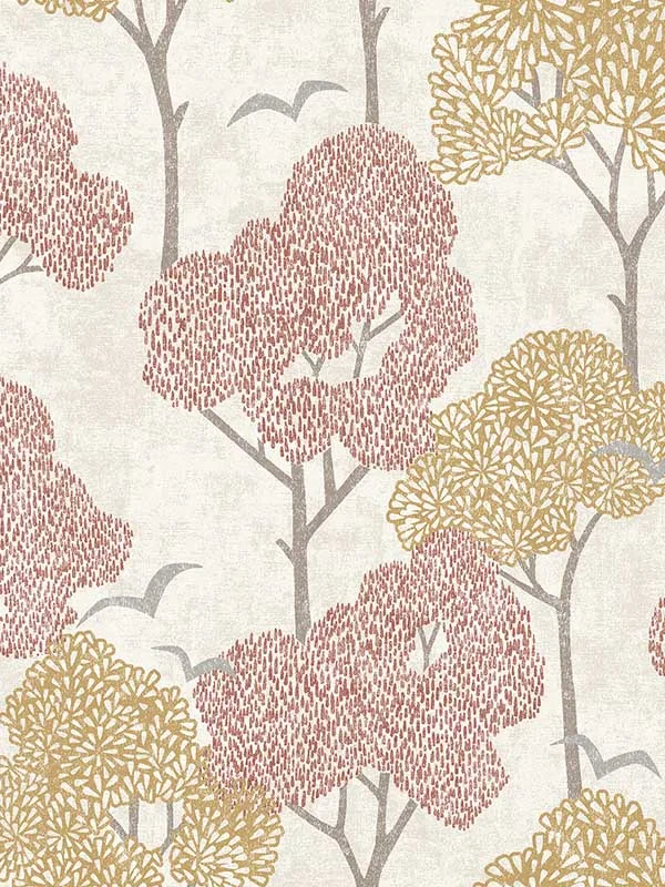coral textured wallpaper for office by A Street Prints