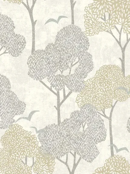 neutral textured wallpaper for office by A Street Prints