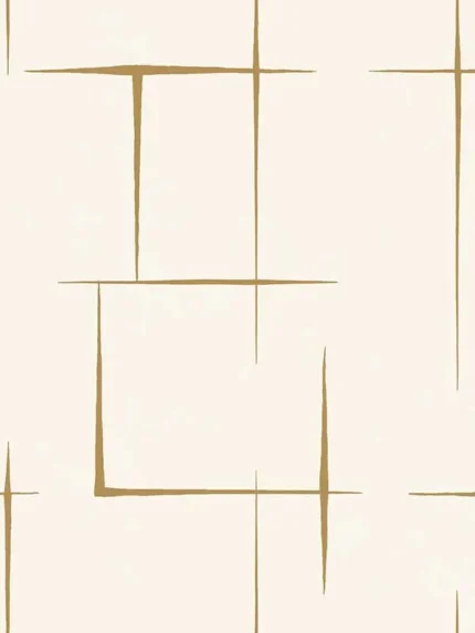 gold and white textured wallpaper for office by Ronald Redding