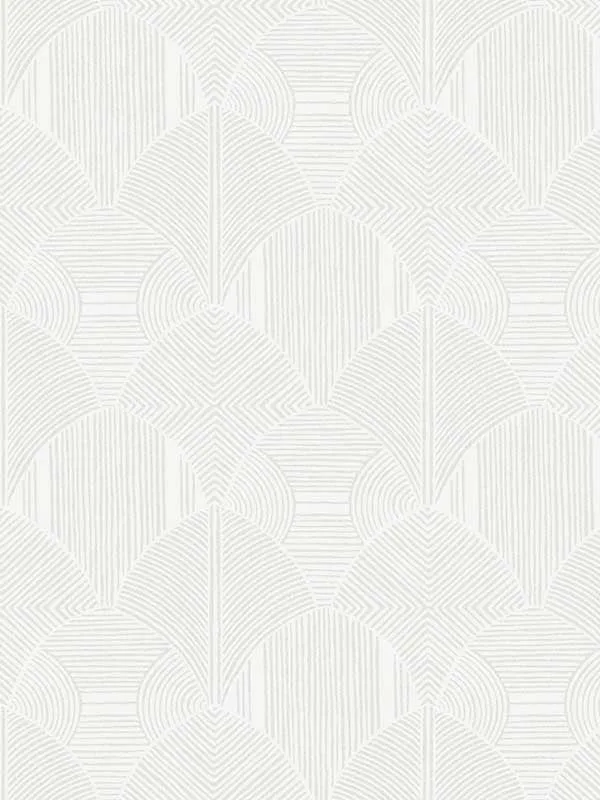 silver geometric wallpaper for office by A Street Prints