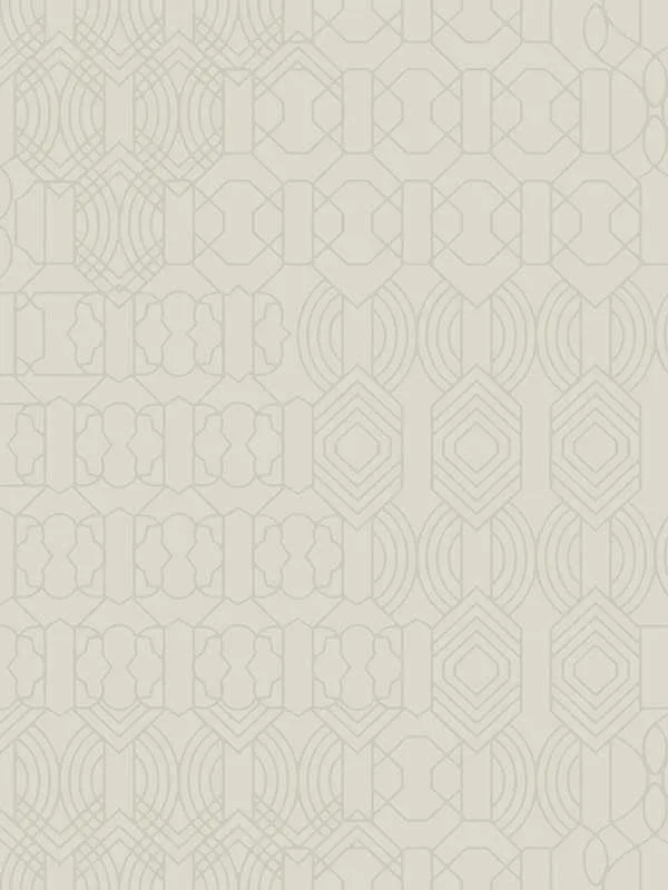 cream patterned wallpaper for bedroom by Antonina Vella
