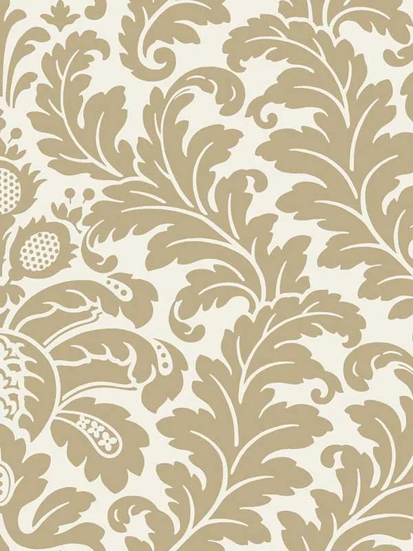 gold metallic metallic wallpaper for bedroom by Candice Olson