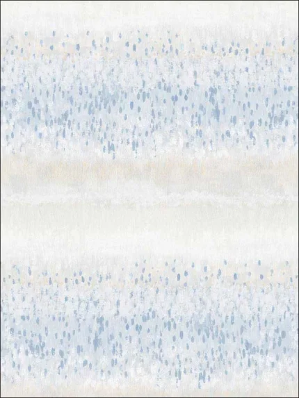 blue beige patterned wallpaper for bedroom by Patton Norwall