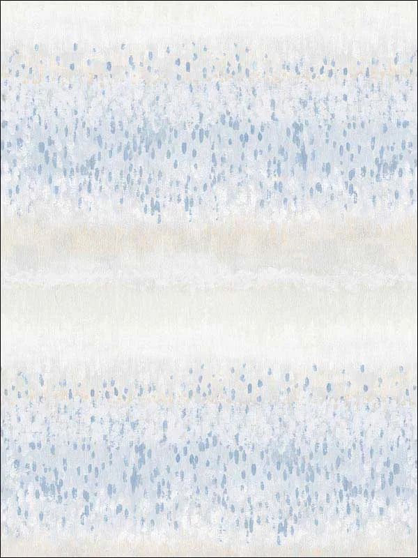 blue beige patterned wallpaper for bedroom by Patton Norwall