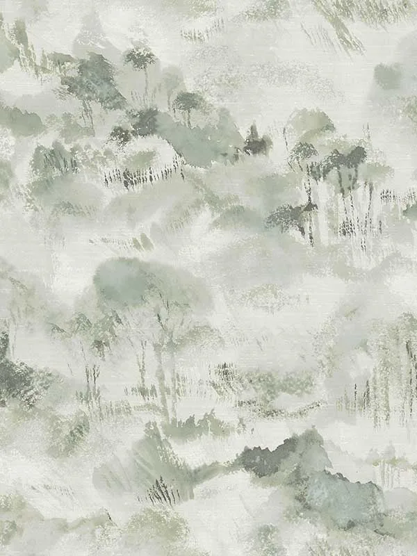 Nara Toile Sage Wallpaper for Nature Inspired Living Rooms or Bedrooms | a Street Prints - Shop Safe in Houston Wallpapering sage toile wallpaper for dining room by A Street Prints