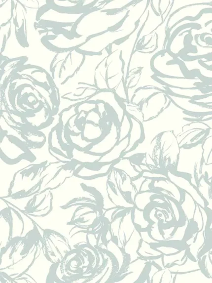 light blue patterned wallpaper for bedroom by A Street Prints