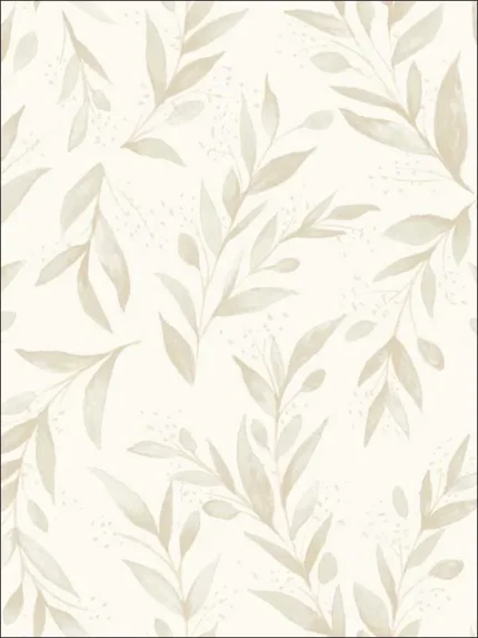 beige patterned wallpaper for bedroom by Magnolia Home  by Joanna Gaines