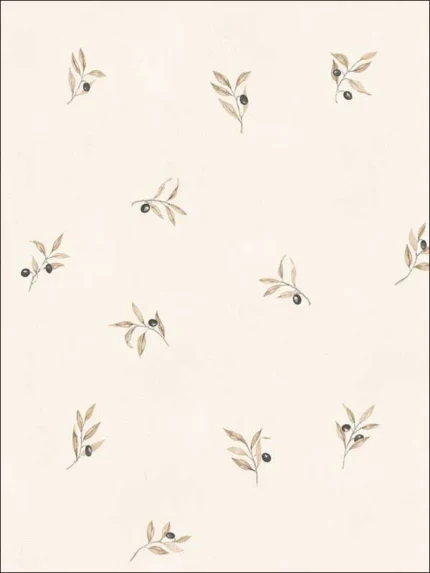 beige black patterned wallpaper for bedroom by Patton Norwall