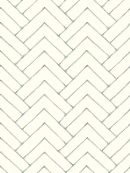 teal patterned wallpaper for bedroom by Chesapeake