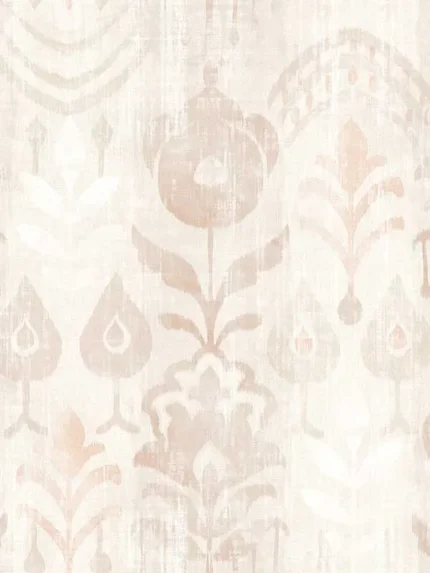 pink floral wallpaper for office by A Street Prints