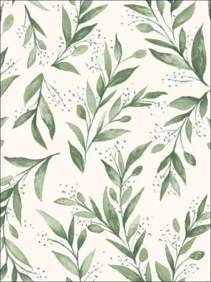 olive grove patterned wallpaper for bedroom by Magnolia Home  by Joanna Gaines