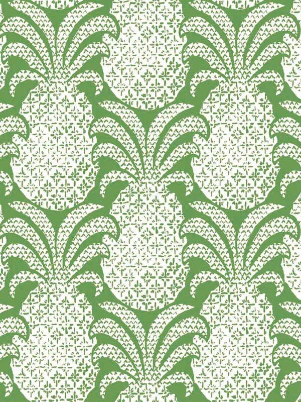 palm green botanical wallpaper for bedroom by York
