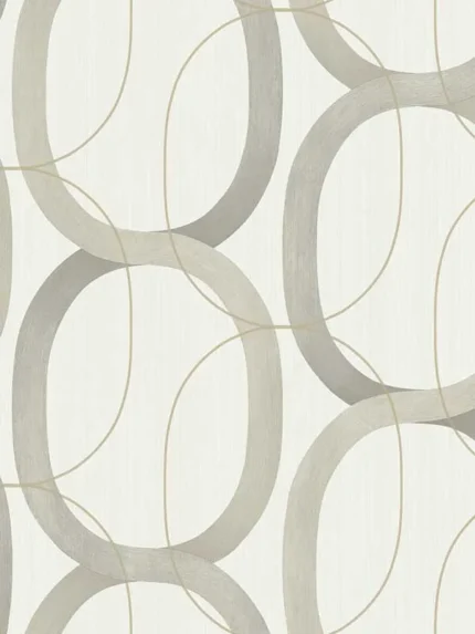 light taupe patterned wallpaper for bedroom by Candice Olson