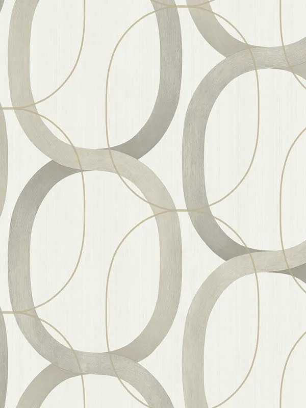 light taupe patterned wallpaper for bedroom by Candice Olson