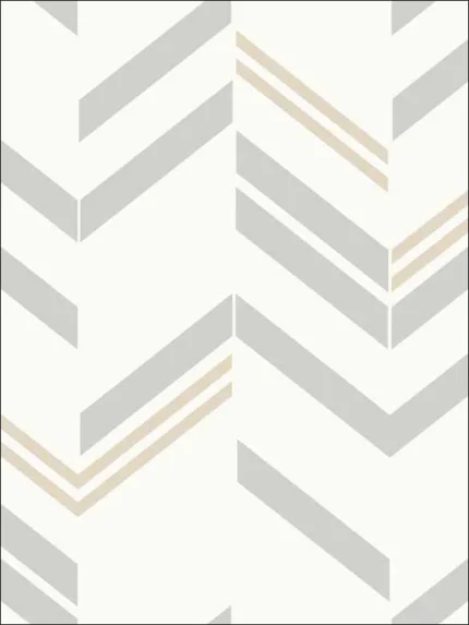 grey striped wallpaper for bedroom by York