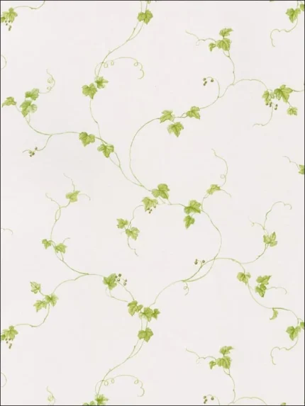 browns greens whites patterned wallpaper for bedroom by Patton Norwall