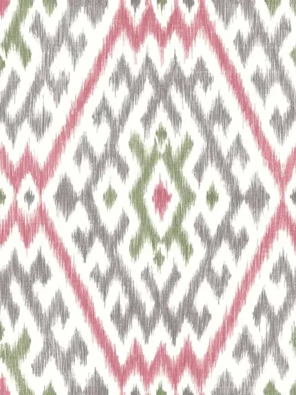 fuchsia patterned wallpaper for bedroom by A Street Prints