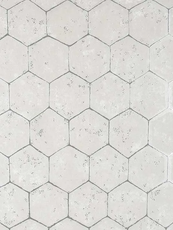 silver textured wallpaper for office by Brewster