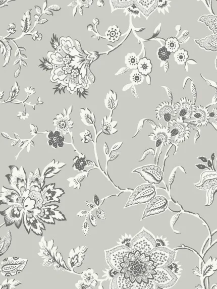 grey patterned wallpaper for bedroom by York